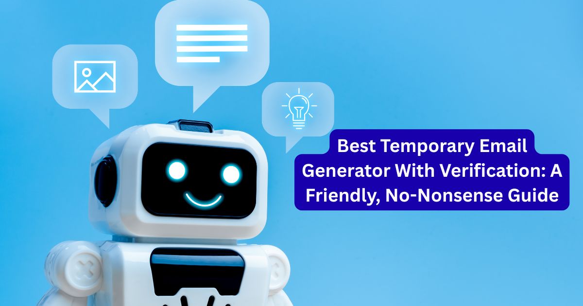 Best Temporary Email Generator With Verification (2026 Guide)